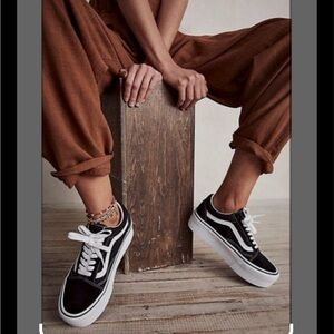 Vans old Skool stackform in goat leather